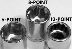 Good to know how to describe sockets if someones is asking you specifically for a 12 point socket. Now you will know! The most common one to have, is the 6-point socket. I would say 90 percent of your sockets will be 6 point for most car / truck work.