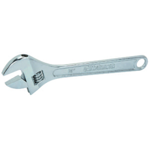 Adjustable Crescent Wrench. Definitely have one of these in your toolbox. Great for random sizes you can't seem to find. Not great to rely on for everything.
