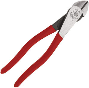Diagonal Cutting Pliers. Otherwise referred to as "dykes" don't ask me why? A MUST HAVE in anyones toolbox. Misplace your dykes? You're having a bad day.