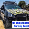 Honda CR-V (02-06) Burning Smell After Driving (Sticky Brake Caliper) Repair & Diagnosis Guide