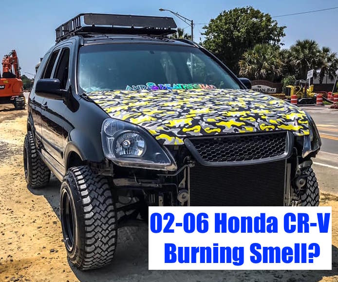 Honda CR-V (02-06) Burning Smell After Driving (Sticky Brake Caliper
