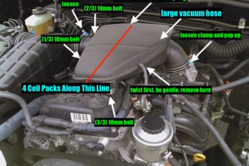 steps to spark plug installation and removal toyota 2tr-fe 2.7l tacoma 2005 2006 2007 2008 2009 2010 2011 2012 2013 2014 2015